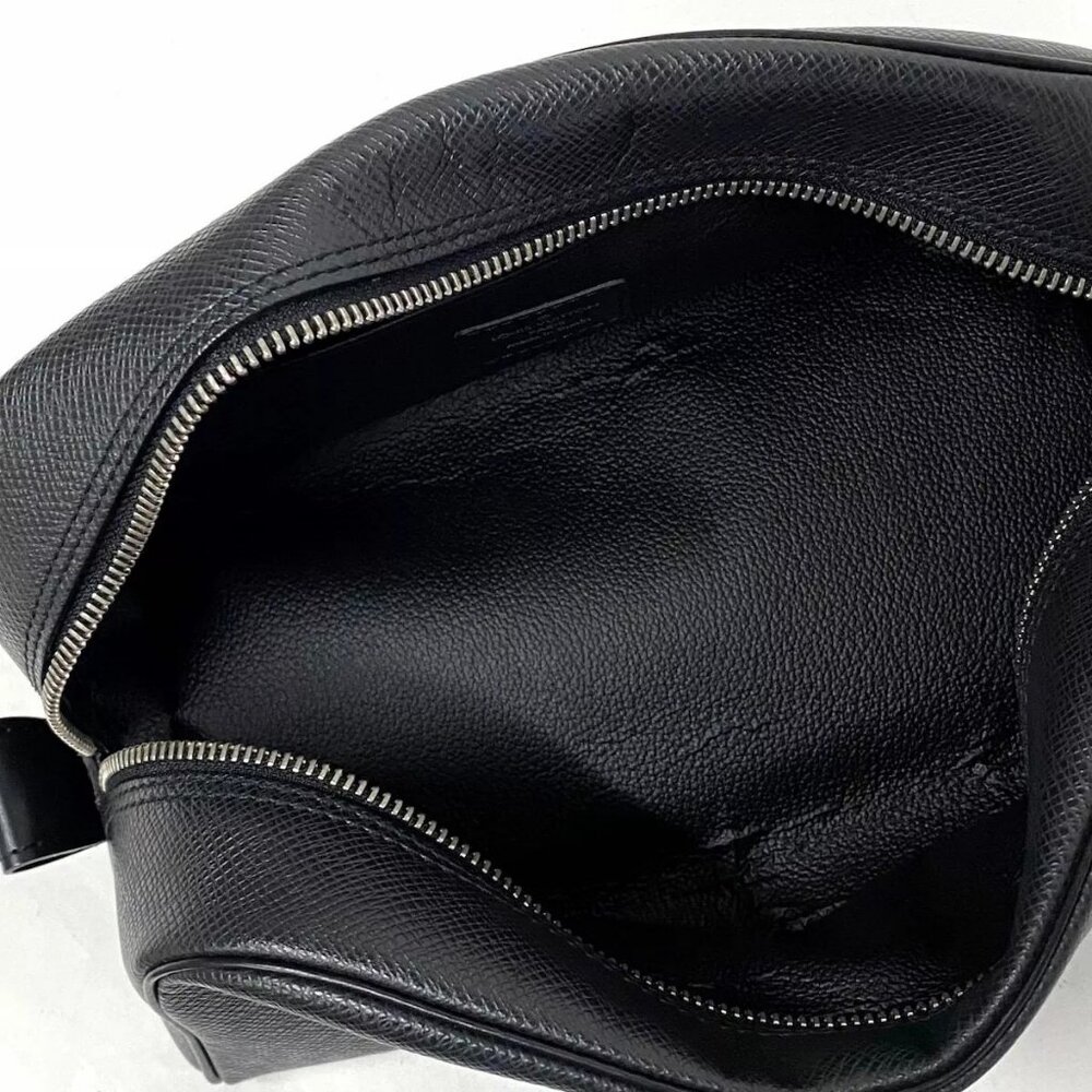 Auth LOUIS VUITTON Trousse Toilette PM M30222 Ardoise Taiga CA1021 Pouch - Picture 7 of 8